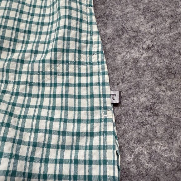 Toad & Co Marvista Tunic Shirt Womens Medium Green Plaid Long Sleeve Lightweight - Picture 8 of 15
